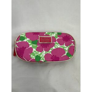 Lilly Pulitzer for Estee Lauder Pink Cosmetic Bag Floral Barbiecore Cute Case